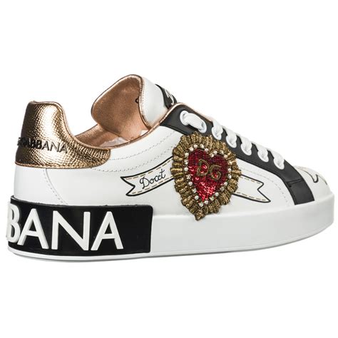 dolce gabbana sneakers con logo strumenti musicali|dolce gabbana sneakers for women.